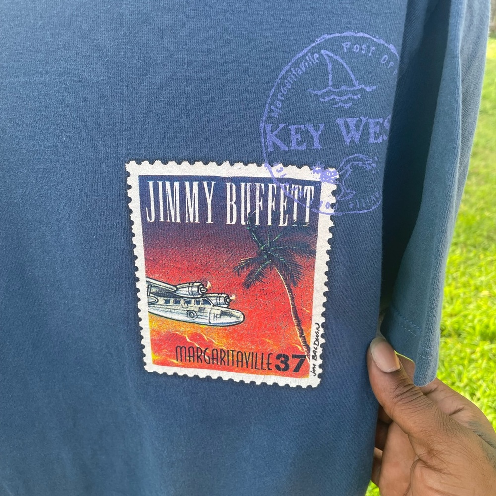 Jimmy Buffett Margaritaville Key West Blue Tee
